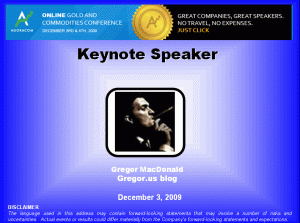 Gregor - Opening Slide