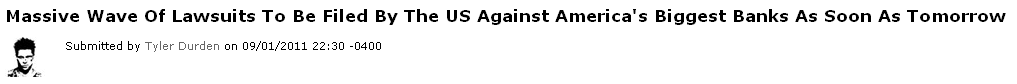 zerohedge - Obama Hitting Banks Headline